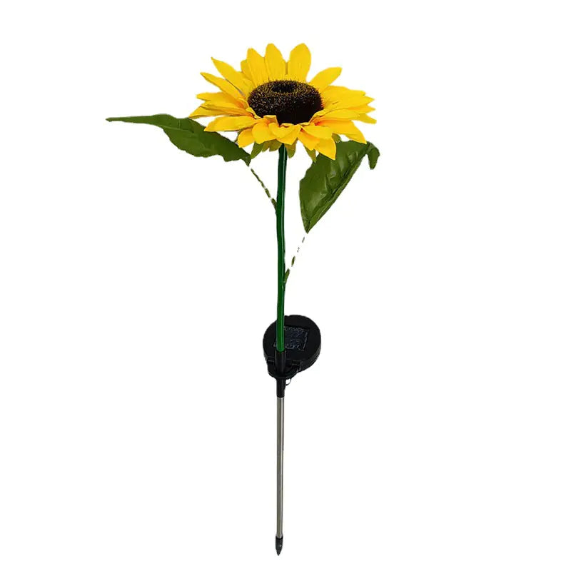 Solar Simulation Glowing Sunflower Outdoor Light